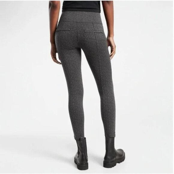 NEW Athleta Delancey Textured Tights Leggings Gray Pockets XXS High Rise - Picture 3 of 8